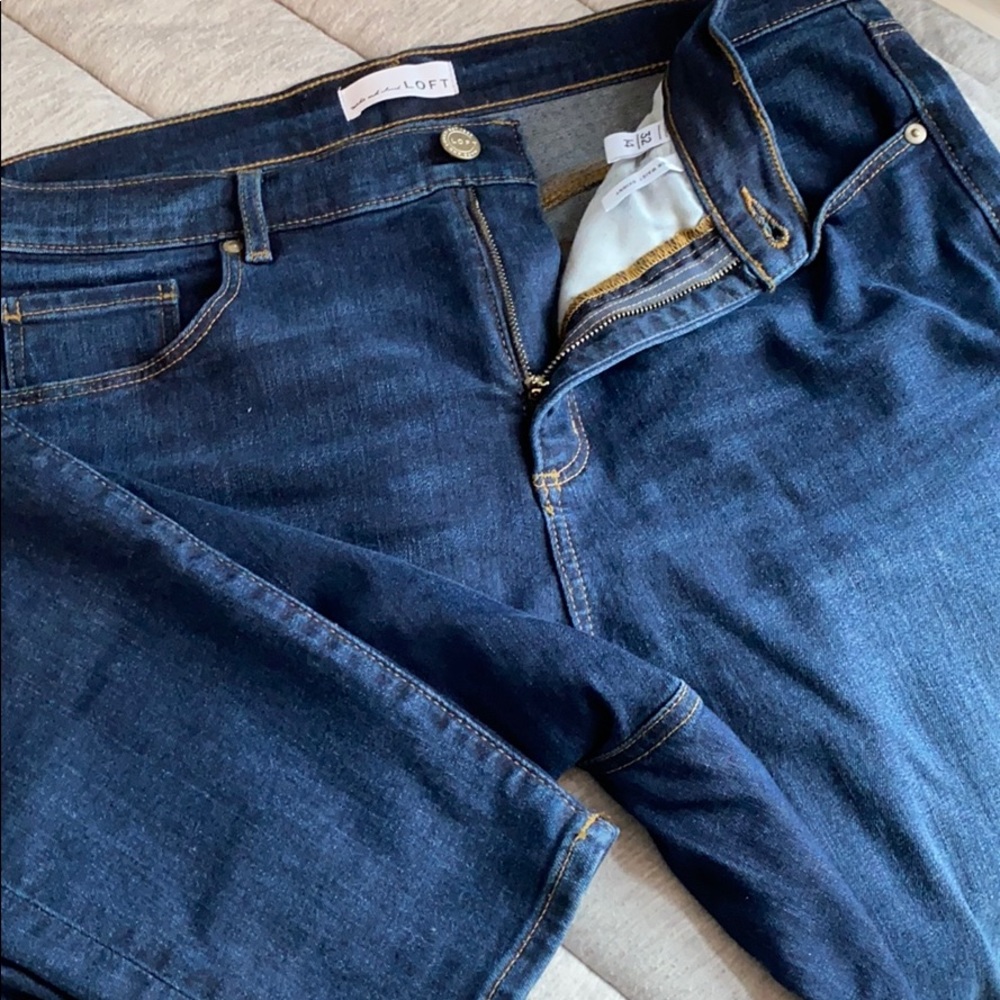 LOFT jeans Hugh Waist Skinny Sz. 14